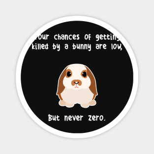 Never Zero Bunny Rabbit Magnet